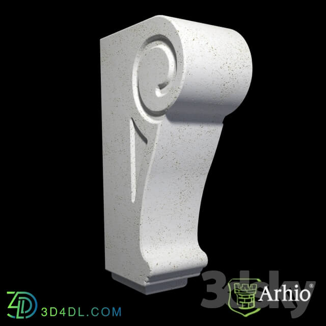 Decorative plaster - bracket AKR53-1