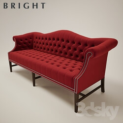 Sofa - Bright Chair Camelback Sofa 