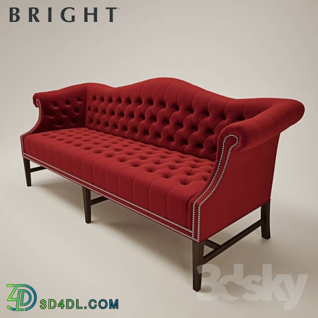 Sofa - Bright Chair Camelback Sofa