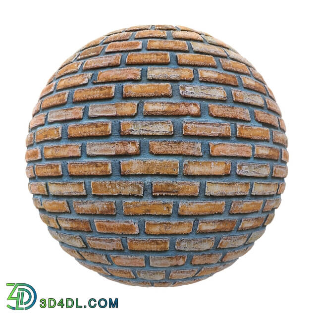 CGaxis-Textures Brick-Walls-Volume-09 orange brick wall (05)