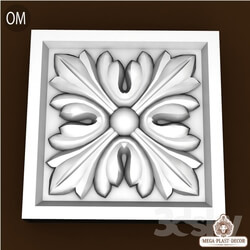 3D panel - Om. Mega plast decor Decorative inserts 