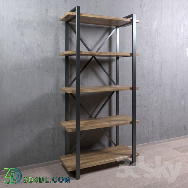 Wardrobe _ Display cabinets - Shelving Industrial Adak