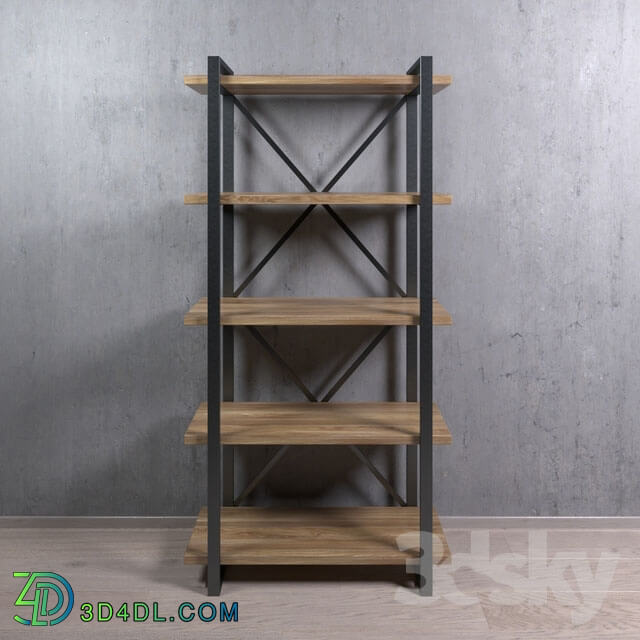 Wardrobe _ Display cabinets - Shelving Industrial Adak