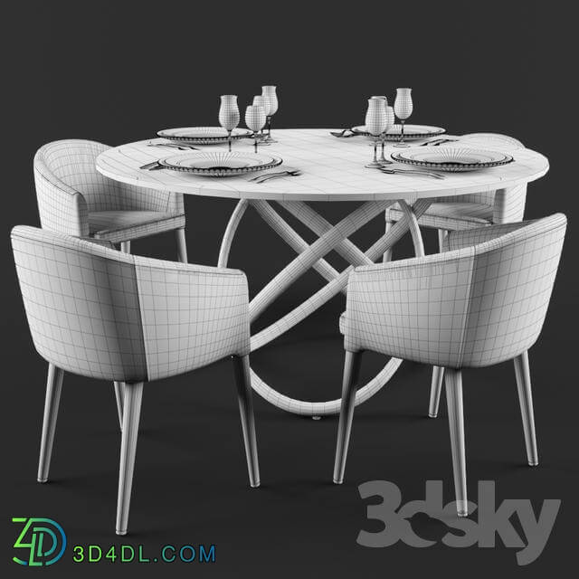 Table _ Chair - Angel Cerdá dining set