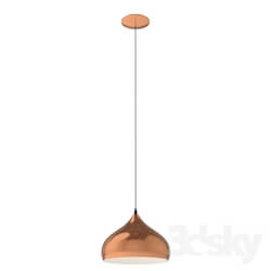 Ceiling light - 49449 Suspension HAPTON_ 1х60W _E27__ Ø290_ steel_ copper 