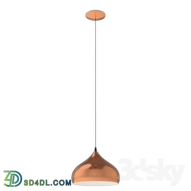 Ceiling light - 49449 Suspension HAPTON_ 1х60W _E27__ Ø290_ steel_ copper