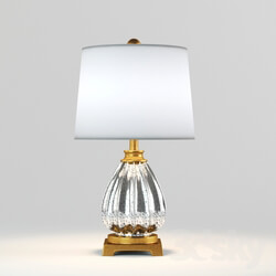 Table lamp - Mercury Glass and Antique Gold Glass and Resin Table Lamp 