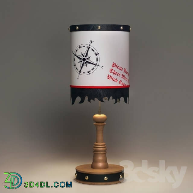 Table lamp - Table Lamp BLACK PIRATE