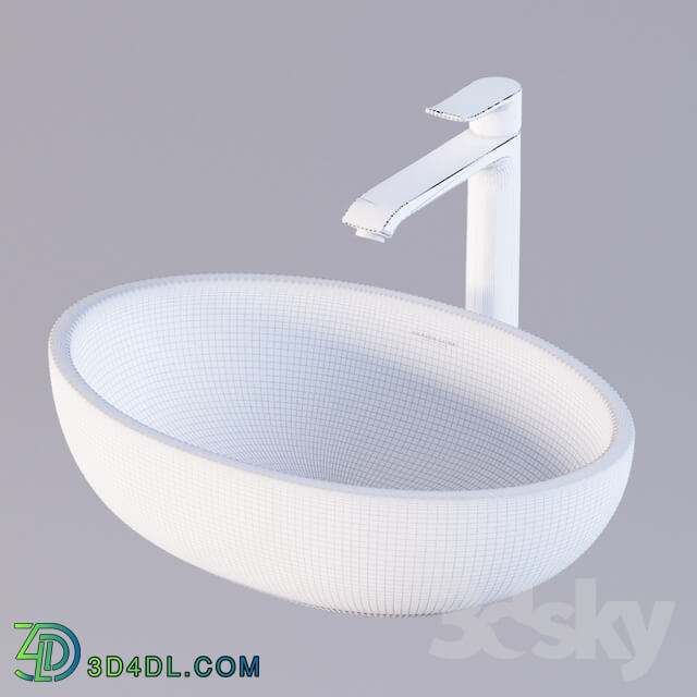 Wash basin - Washbasin Sanita Luxe Ringo