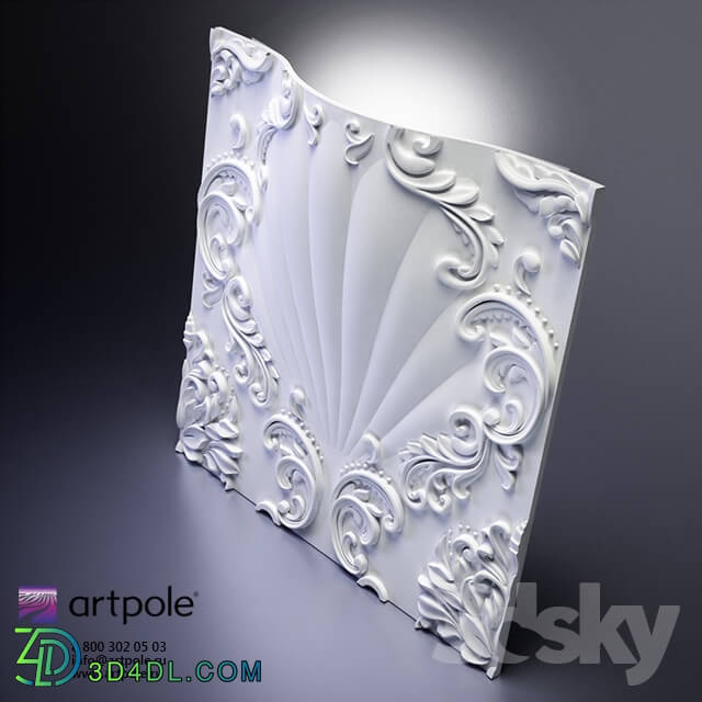 3D panel - plaster 3d panel Valencia from Artpole