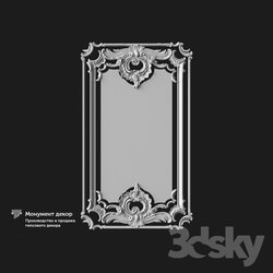 Decorative plaster - OM Architectural mirror ST 21 