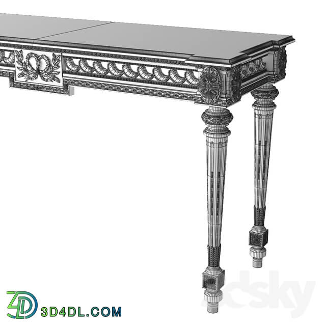 Table - _OM_ Giovanna Console _four legs_ Romano Home