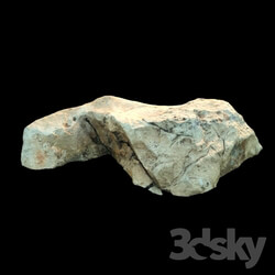 Other architectural elements - 3D scan rock 