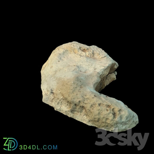 Other architectural elements - 3D scan rock