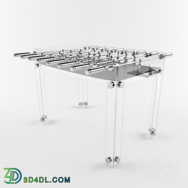 Sports - Table football crystal and chrome