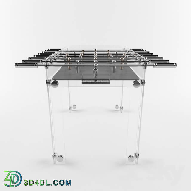 Sports - Table football crystal and chrome