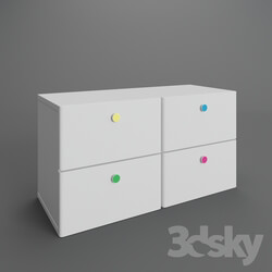 Sideboard _ Chest of drawer - IKEA STUVA FÖLJA 4-drawer dresser_ white 