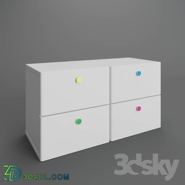 Sideboard _ Chest of drawer - IKEA STUVA FÖLJA 4-drawer dresser_ white