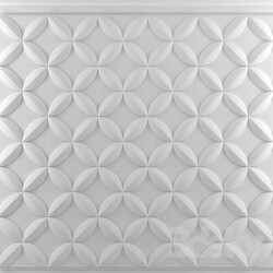 3D panel - Wall panel Flower NMC 