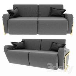 Sofa - Sofa in the style of minimalism 