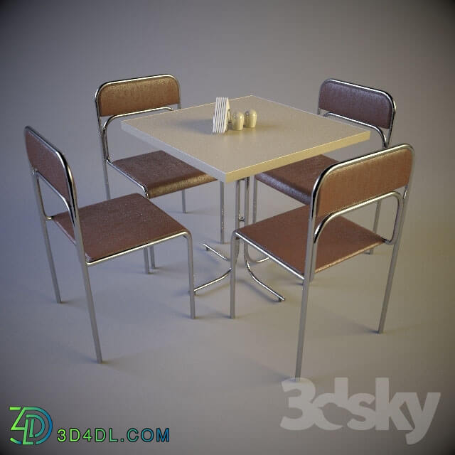 Table _ Chair - A set of furniture for public catering establishments