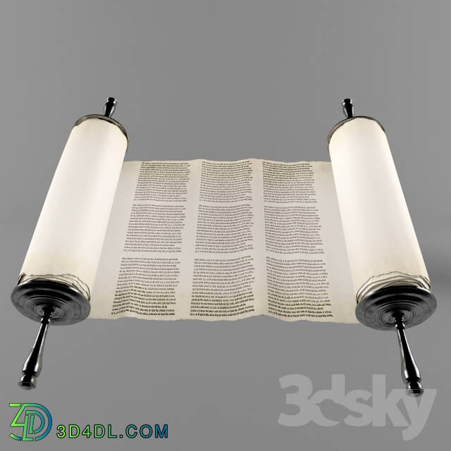 Other decorative objects - Torah manuscript