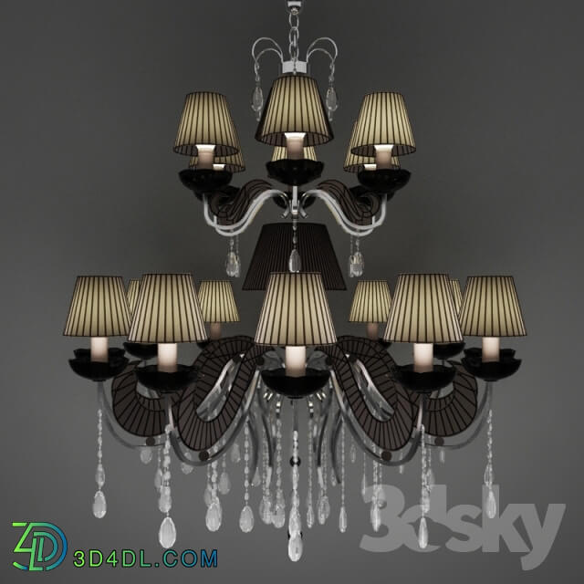 Ceiling light - Black Chandelier