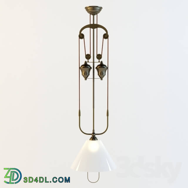 Ceiling light - Cartesian Pulley Single Pendant