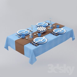 Tableware - Blue Serving 