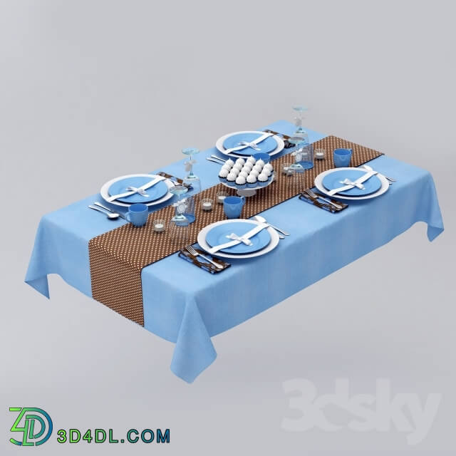 Tableware - Blue Serving