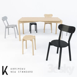 Chair - KARIMOKU NEW STANDART _ CASTOR series 