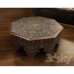 Table - coffee table in Arabic style 