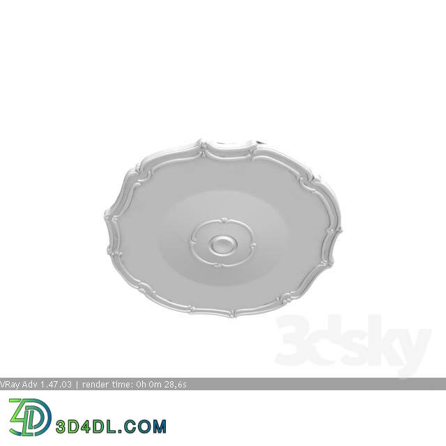 Decorative plaster - Ceiling outlet 2