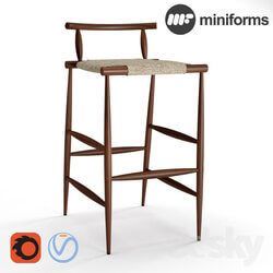 Chair - Miniforms Pelleossa Stool 