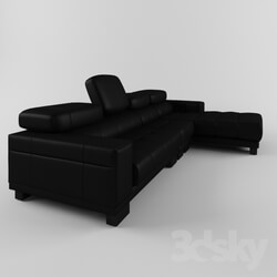 Sofa - black sofa 
