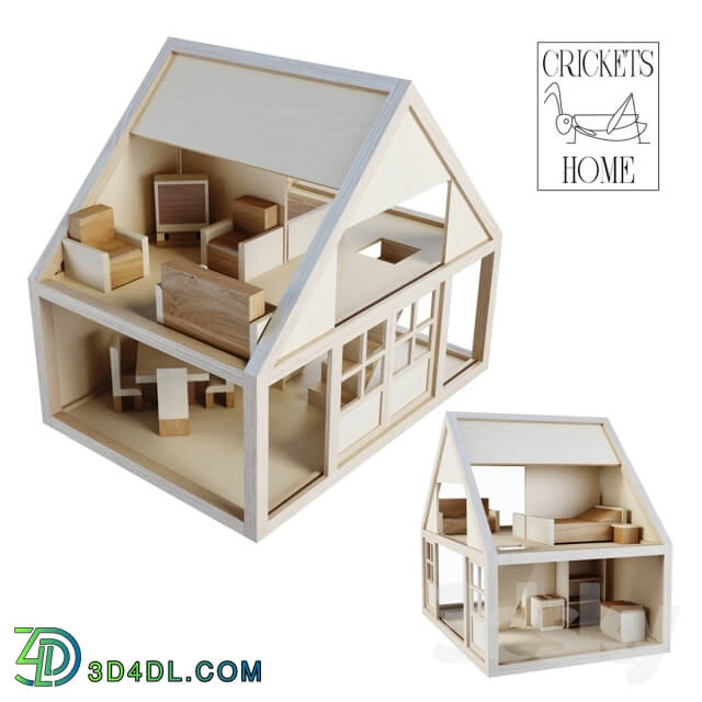 Other decorative objects - Wooden cottage on Crickets Home