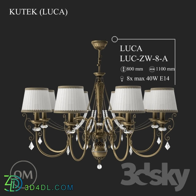 Ceiling light - KUTEK _LUCA_ LUC-ZW-8-A