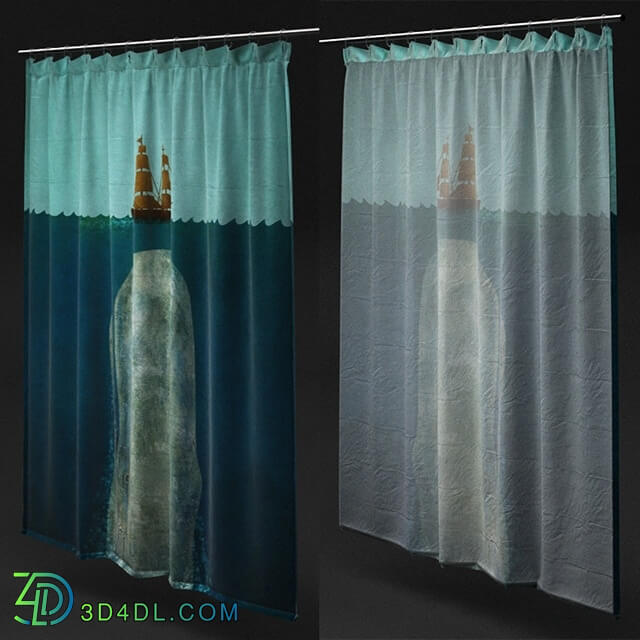 Bathroom accessories - shower curtains from Society6