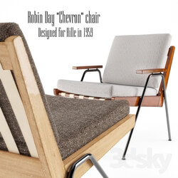 Arm chair - ROBIN DAY CHEVRON CHAIR HILLE 1959 