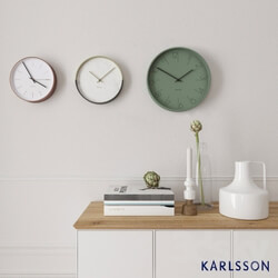 Decorative set - Decorative set with clock Karlsson 