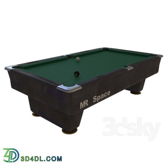 Billiards - pool table for 8 ball