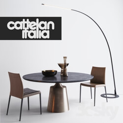 Table _ Chair - Cattelan italia set 