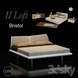 Bed - IL Loft_ bed BRISTOL 