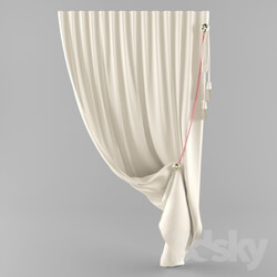 Curtain - Beige curtain 