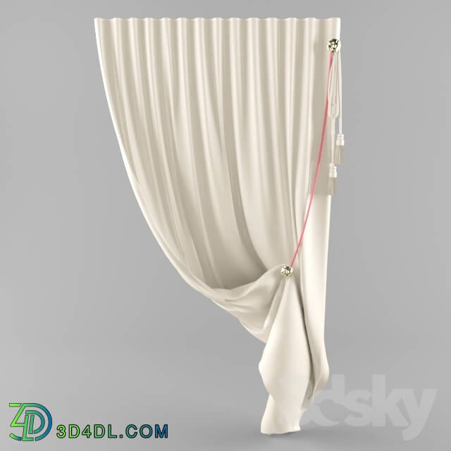 Curtain - Beige curtain