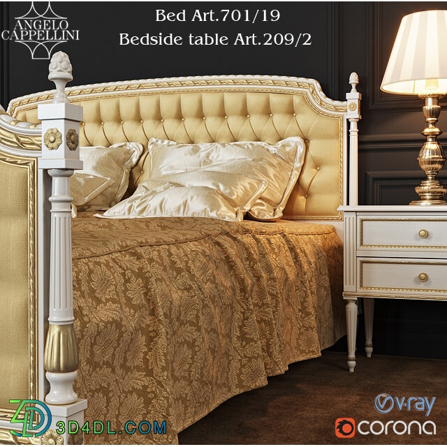 Bed - Angelo Cappellini SALIERI 0701_21