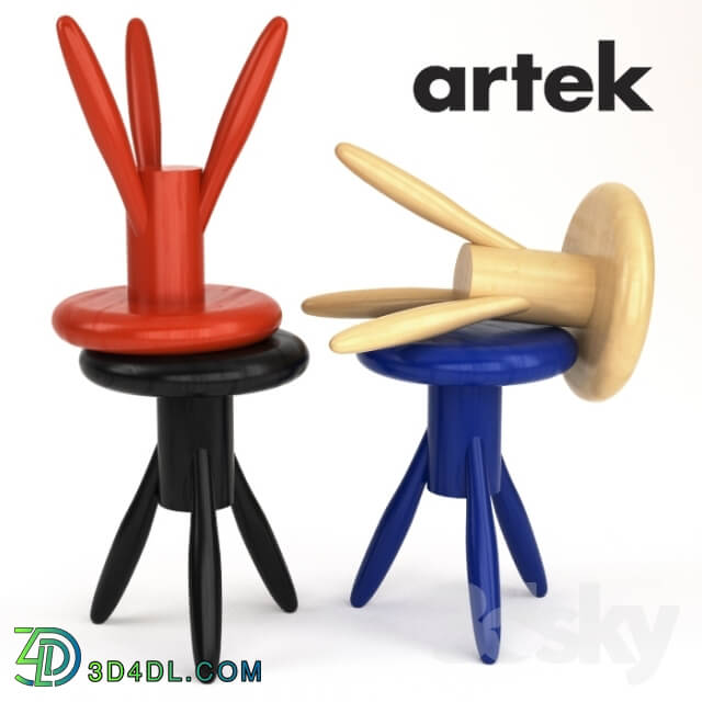 Table _ Chair - Artek - Baby Rocket stool