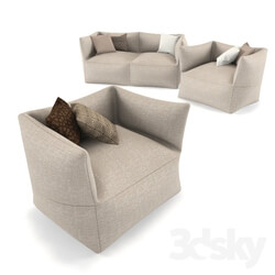 Sofa - Frameless sofa and armchair 