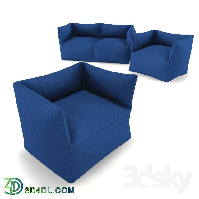 Sofa - Frameless sofa and armchair