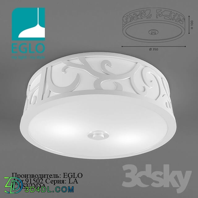 Ceiling light - 91502_LA CASEDDA_EGLO